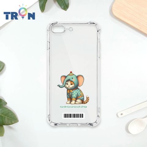 TRON IPhone 7/8 PLUS 貓咪的衣櫥單圖  載具 四角防摔殼 手機殼