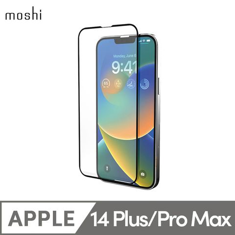 Moshi AirFoil Pro for iPhone 14 Plus / Pro Max 強韌抗衝擊滿版螢幕保護貼