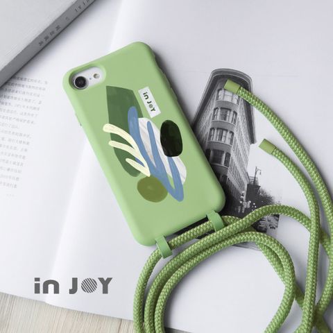 INJOY mall iPhone X 悠然巴塞隆納 二合一防摔背繩手機殼