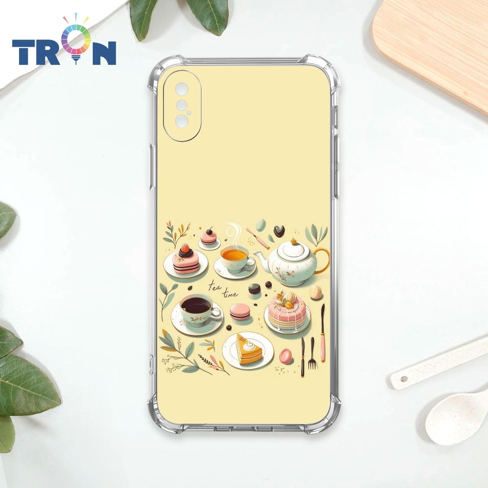  TRON IPhone X/XS 下午茶時光 四角防摔殼 手機殼