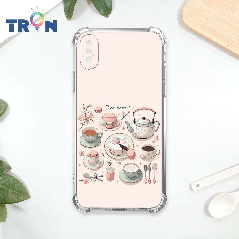  TRON IPhone X/XS 下午茶時光 四角防摔殼 手機殼