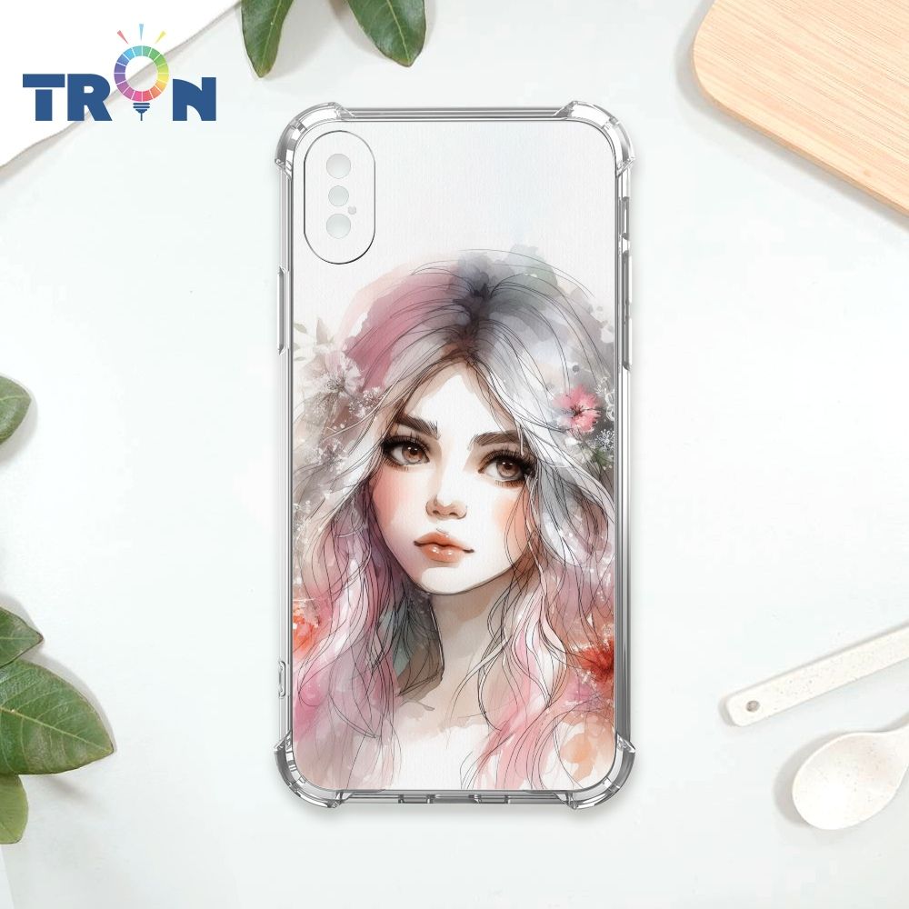  TRON IPhone X/XS 不愛笑的女孩 四角防摔殼 手機殼