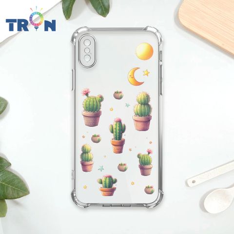 TRON IPhone X/XS 仙人掌集合 四角防摔殼 手機殼