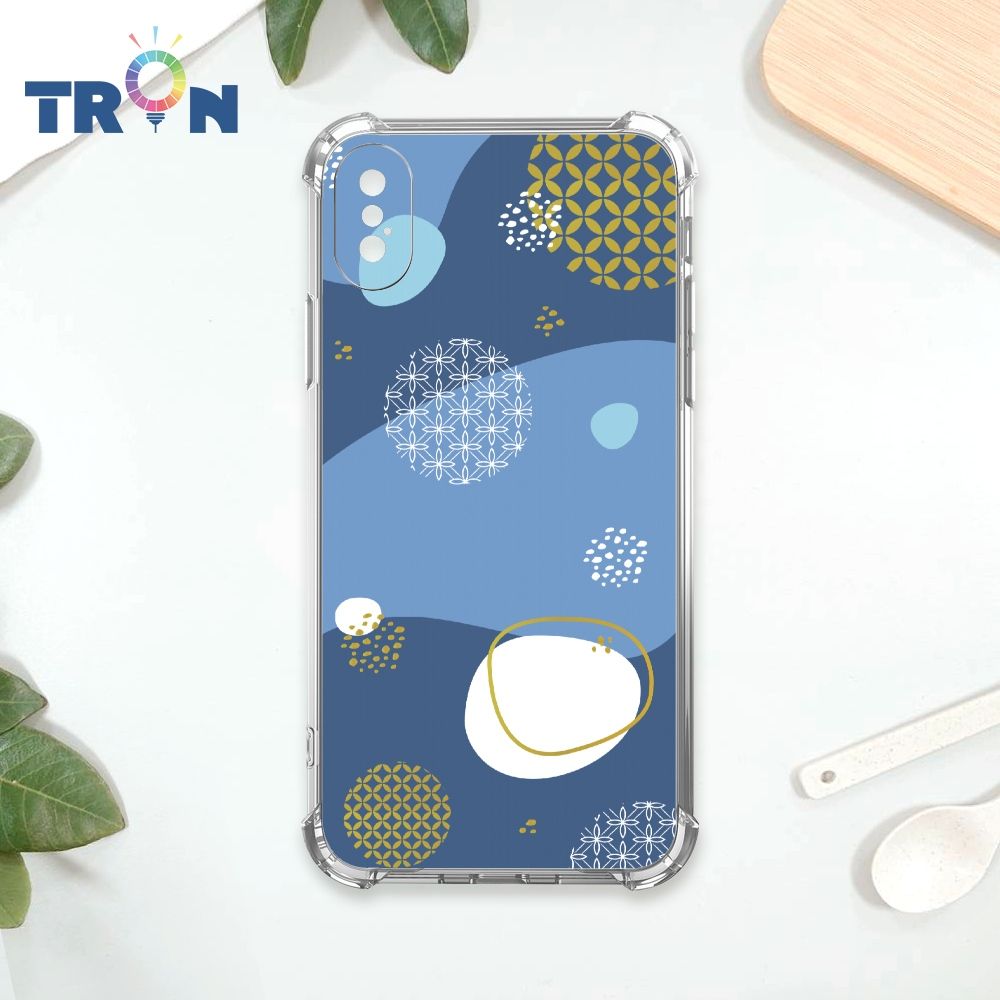  TRON IPhone X/XS 日系和風圓點銅錢招財系列 四角防摔殼 手機殼