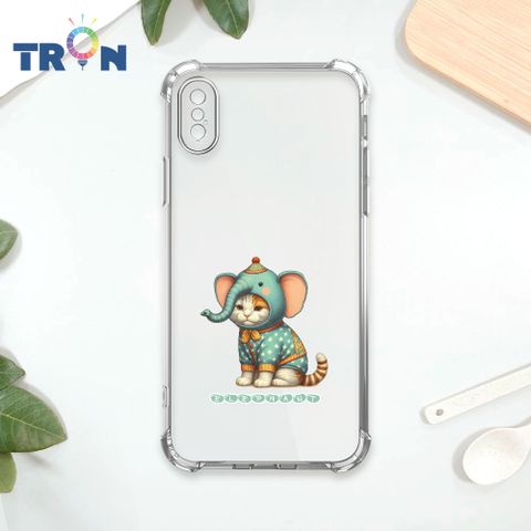 TRON IPhone X/XS 貓咪的衣櫥單圖 四角防摔殼 手機殼