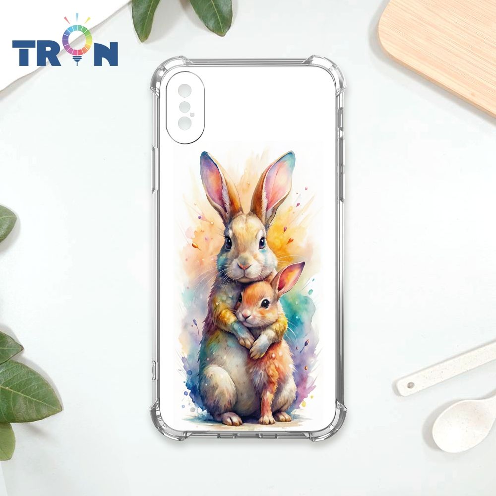  TRON IPhone X/XS 大小動物們-2 四角防摔殼 手機殼