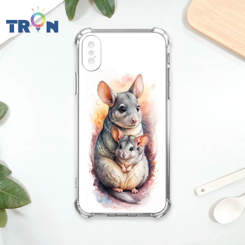  TRON IPhone X/XS 大小動物們-2 四角防摔殼 手機殼