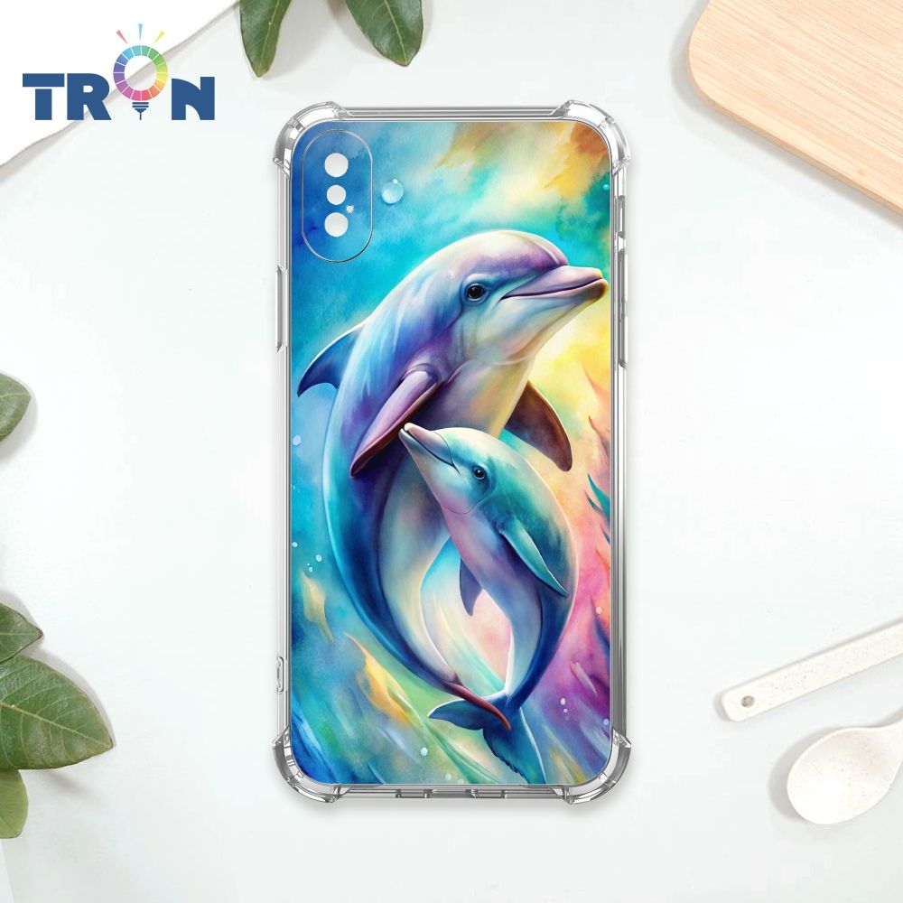  TRON IPhone X/XS 大小動物們-2 四角防摔殼 手機殼