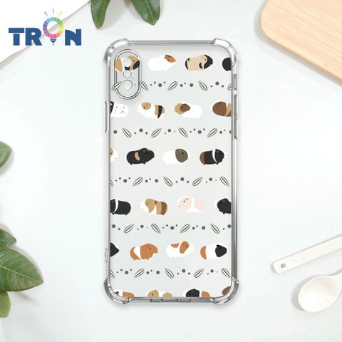 TRON IPhone X/XS 天竺鼠不同方向 四角防摔殼 手機殼