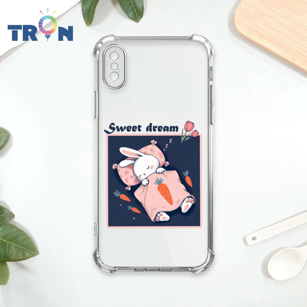  TRON IPhone X/XS 小動物晚安美夢系列透明殼 四角防摔殼 手機殼