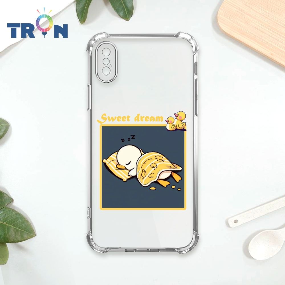  TRON IPhone X/XS 小動物晚安美夢系列透明殼 四角防摔殼 手機殼