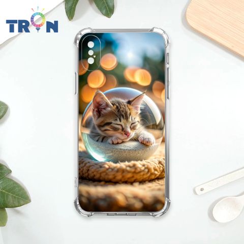 TRON IPhone X/XS 水晶球裡的動物們-1 四角防摔殼 手機殼