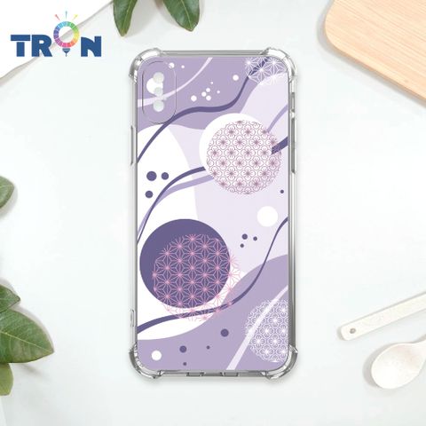 TRON IPhone X/XS 日系和風圓點水球系列 四角防摔殼 手機殼