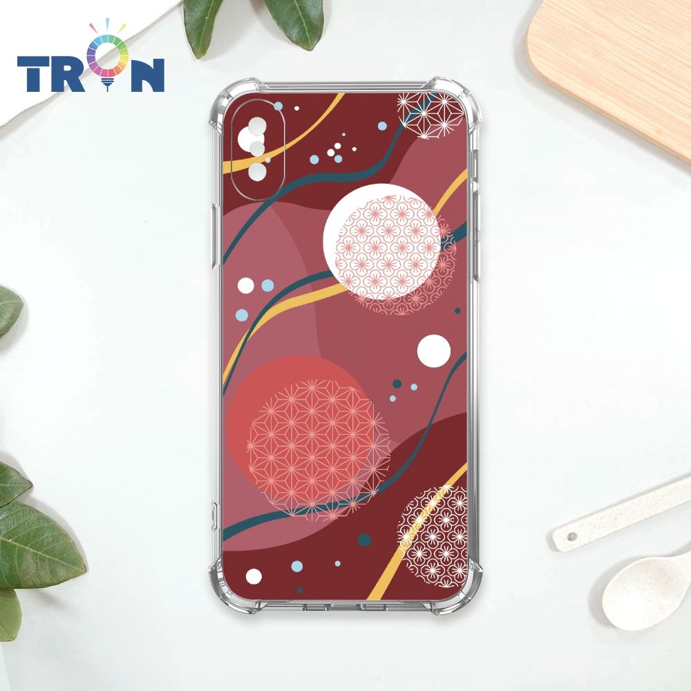  TRON IPhone X/XS 日系和風圓點水球系列 四角防摔殼 手機殼