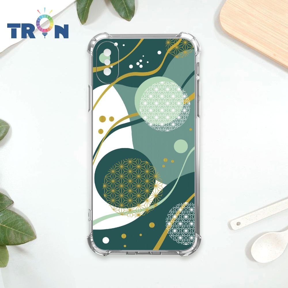  TRON IPhone X/XS 日系和風圓點水球系列 四角防摔殼 手機殼