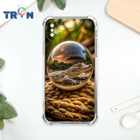 TRON IPhone X/XS 水晶球裡的動物們-2 四角防摔殼 手機殼