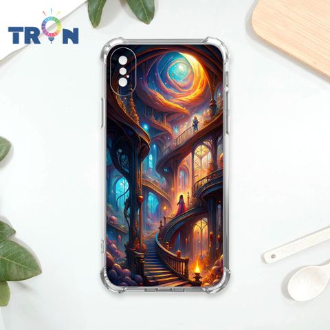 TRON IPhone X/XS 樓梯與少女 四角防摔殼 手機殼