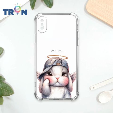 TRON IPhone X/XS 賣萌兔兔 四角防摔殼 手機殼