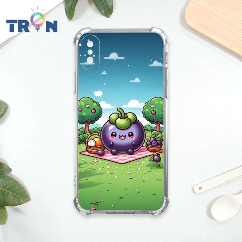 TRON IPhone X/XS 野餐的山竹系列 四角防摔殼 手機殼