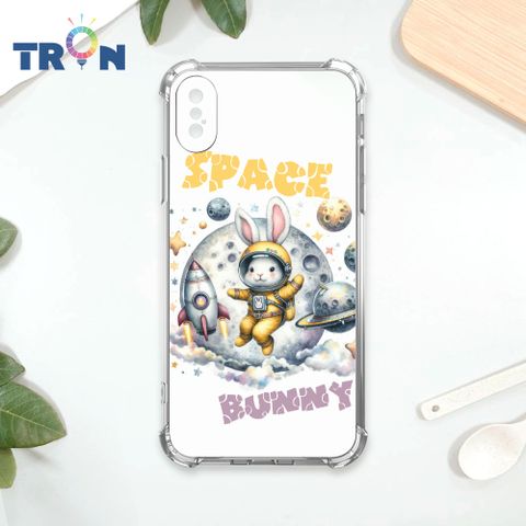 TRON IPhone X/XS 登上月球的太空兔兔 四角防摔殼 手機殼