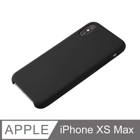 【經典液態殼l城市系列】iPhone Xs Max 手機殼 iXs Max 保護殼 矽膠殼 軟殼 (黑)