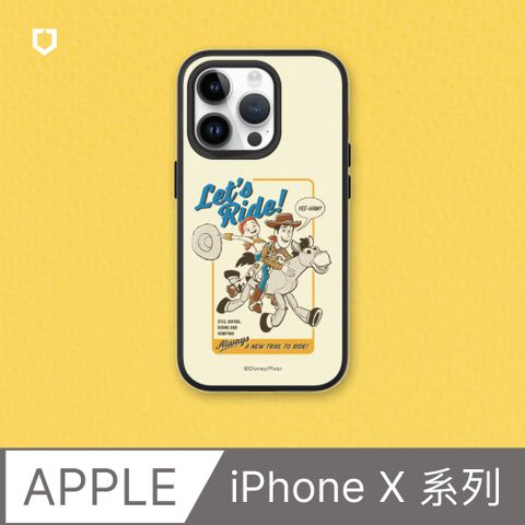 RHINOSHIELD 犀牛盾 iPhone X系列SolidSuit防摔背蓋手機殼玩具總動員系列-Lets Ride!胡迪與翠絲(多色可選)