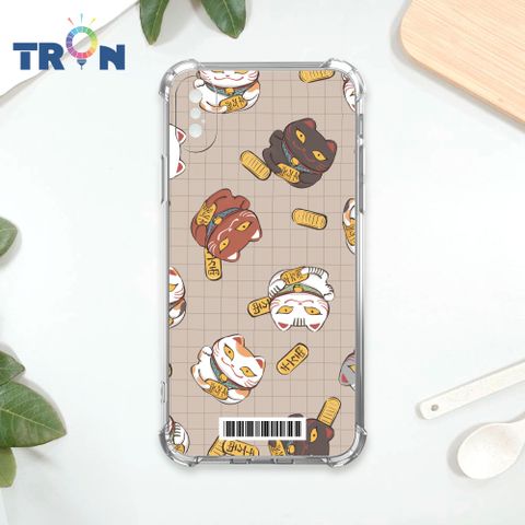 TRON IPhone XS Max 俄羅斯方塊招財貓-O型滾動  載具 四角防摔殼 手機殼