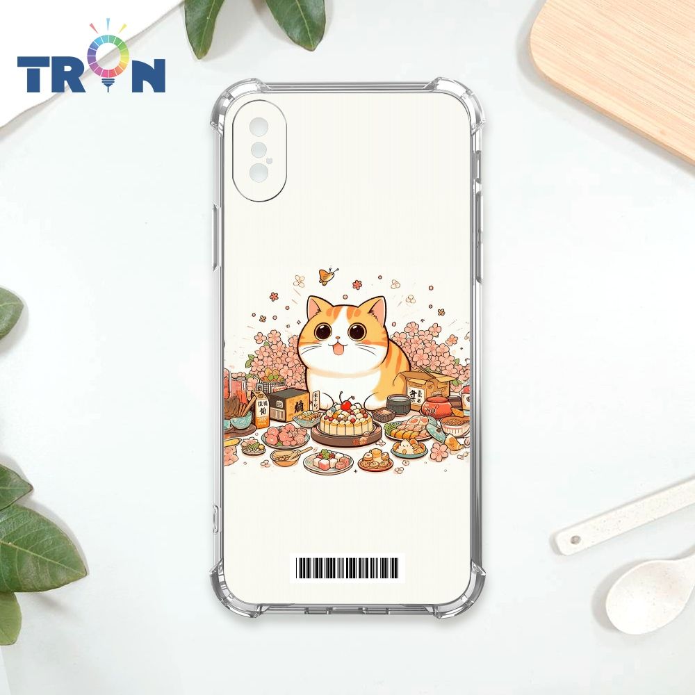  TRON IPhone XS Max 吃貨貓咪系列  載具 四角防摔殼 手機殼