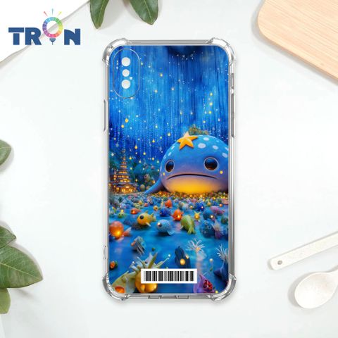 TRON IPhone XS Max 奇幻大鯨魚  載具 四角防摔殼 手機殼