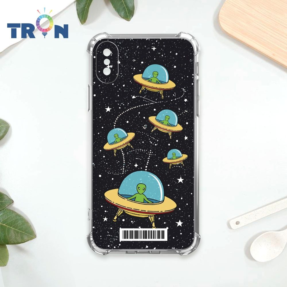  TRON IPhone XS Max 星空飛碟外星人系列  載具 四角防摔殼 手機殼