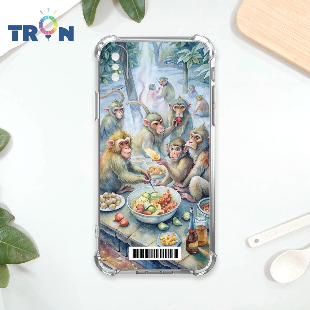  TRON IPhone XS Max 猴子吃火鍋  載具 四角防摔殼 手機殼