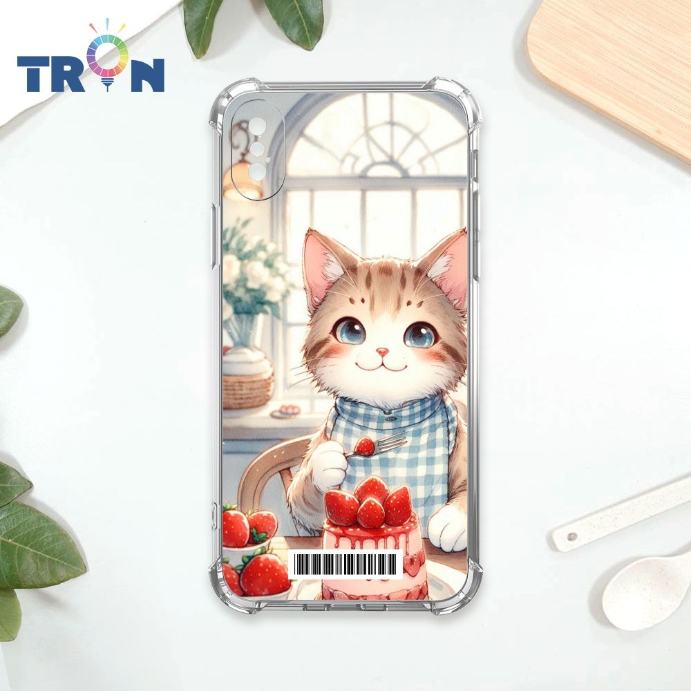  TRON IPhone XS Max 貓咪美食評鑑家  載具 四角防摔殼 手機殼