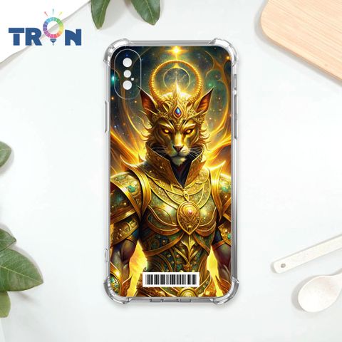 TRON IPhone XS Max 身披金甲的貓  載具 四角防摔殼 手機殼