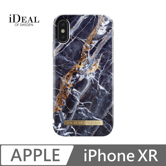 iDeal Of Sweden  iPhone XR 北歐時尚瑞典流行手機殼-挪威蓋倫格藍金大理石