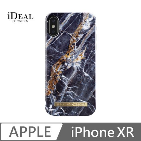 iDeal Of Sweden iPhone XR 北歐時尚瑞典流行手機殼-挪威蓋倫格藍金大理石