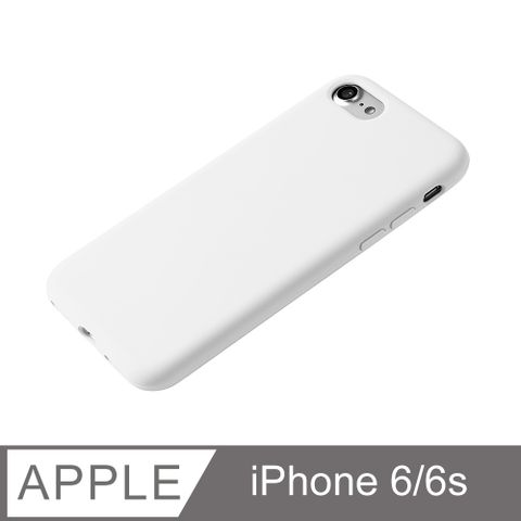 【經典液態殼｜春櫻系列】iPhone 6/6s 手機殼 i6/i6s 保護殼 矽膠殼 軟殼 (白色)減震矽膠材質 質感與實用兼具