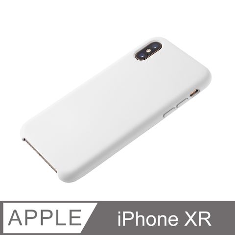 【經典液態殼l春櫻系列】iPhone XR 手機殼 iXR 保護殼 矽膠殼 軟殼 (白色)