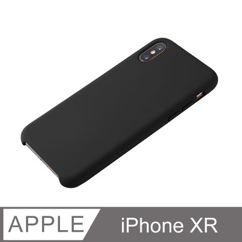 【經典液態殼l城市系列】iPhone XR 手機殼 iXR 保護殼 矽膠殼 軟殼 (黑)