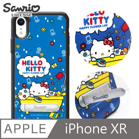 APBS 三麗鷗 Kitty iPhone XR 6.1吋減震立架手機殼-泡澡凱蒂