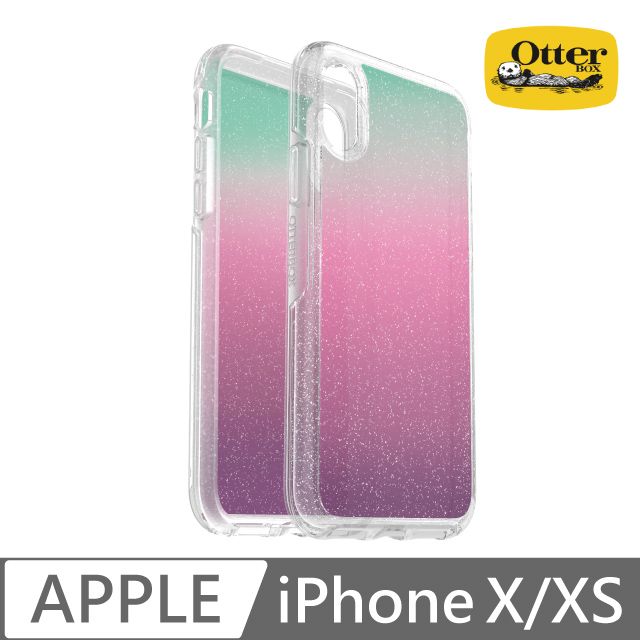 OTTERBOX  iPhone X / Xs Symmetry炫彩透明保護殼-Gradient Energy炫彩