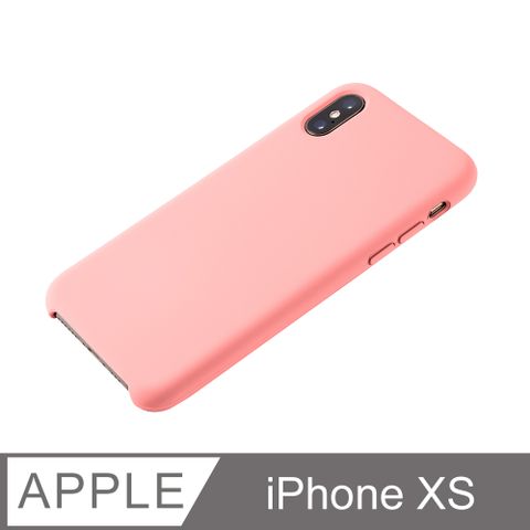 【經典液態殼 I 春櫻系列】iPhone Xs 手機殼 iXs 保護殼 矽膠殼 軟殼 (橡皮粉)