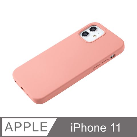 【經典液態殼I莊園系列】iPhone 11 手機殼 i11 保護殼 矽膠殼 軟殼 (海棠)