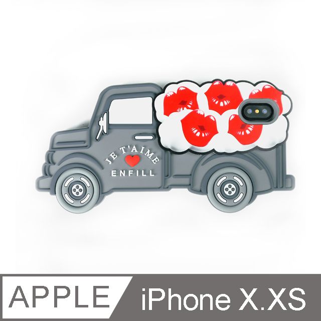 Candies 立體繽紛卡車手機殼(Lips) - iPhone X.XS