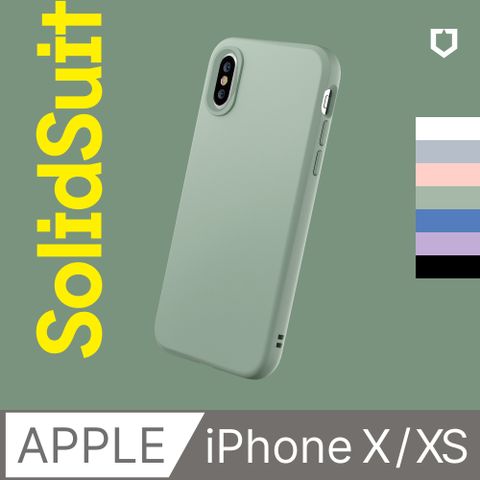 RHINOSHIELD 犀牛盾 iPhone X / XS (5.8吋) SolidSuit 經典防摔背蓋手機保護殼(多色可選)