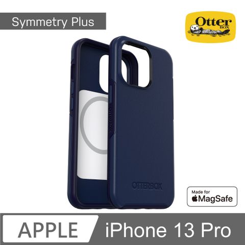 OTTERBOX iPhone 13 Pro Symmetry Plus 炫彩幾何保護殼-藍 (支援MagSafe)