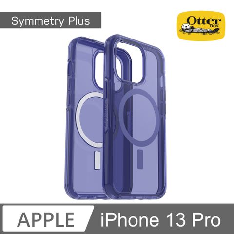 OTTERBOX iPhone 13 Pro Symmetry Plus 炫彩幾何保護殼-透藍 (支援MagSafe)