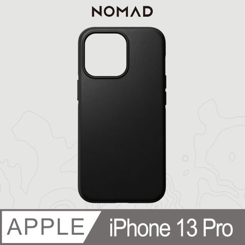 美國NOMAD MagSafe經典皮殼iPhone 13 Pro (6.1吋)黑➟百年工藝、經典傳奇