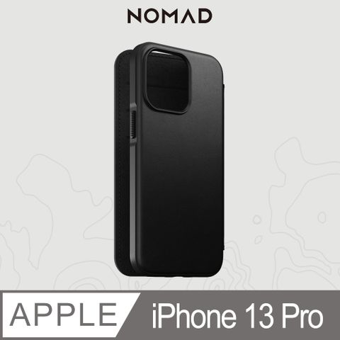 美國NOMAD MagSafe經典皮套iPhone 13 Pro (6.1吋)黑➟百年工藝、經典傳奇