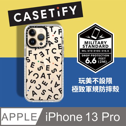 Casetify iPhone 13 Pro 耐衝擊保護殼-經典Logo