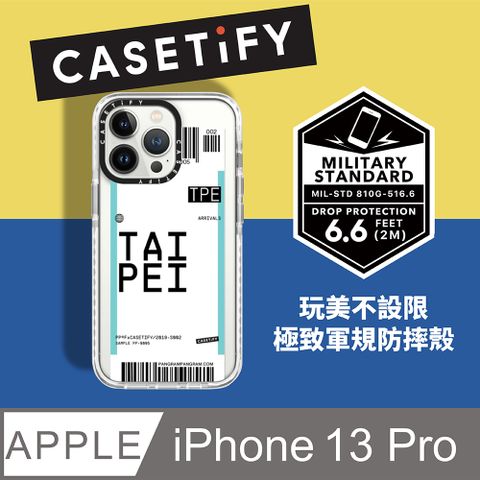 Casetify iPhone 13 Pro 耐衝擊保護殼-城市系列台北